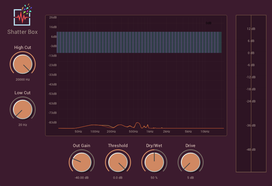 Shatter Box plugin interface